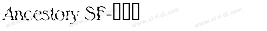 Ancestory SF字体转换